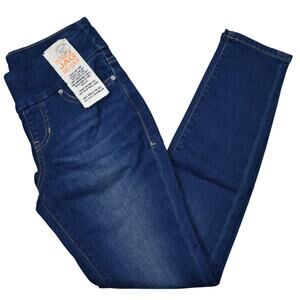 NWT Jag blue denim knit jegging skinny leg stretch jeans women's size 2 petite